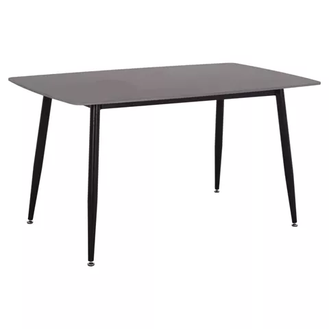 ΤΡΑΠΕΖΙ RAVEN HM18149.02 ΚΕΡΑΜΙΚΟ TOP ΑΝΘΡΑΚΙ ΜΑΡΜΑΡΟ-ΜΑΥΡΟ ΜΕΤΑΛΛΟ 140x80x74Υεκ.