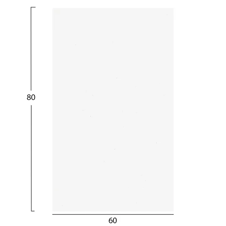 HPL TABLETOP HM6350.22 RECTANGULAR IN WHITE COLOR 60X80cm