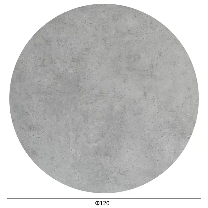 HPL TABLETOP HM6351.32 ROUND IN CEMENT Φ120cm.