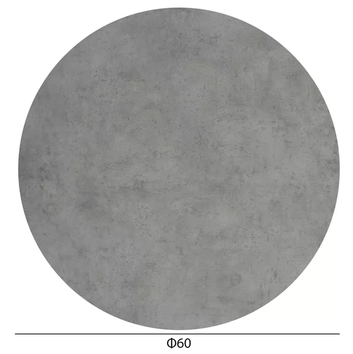 HPL TABLETOP HM5841.32 ROUND IN CEMENT Φ60cm.