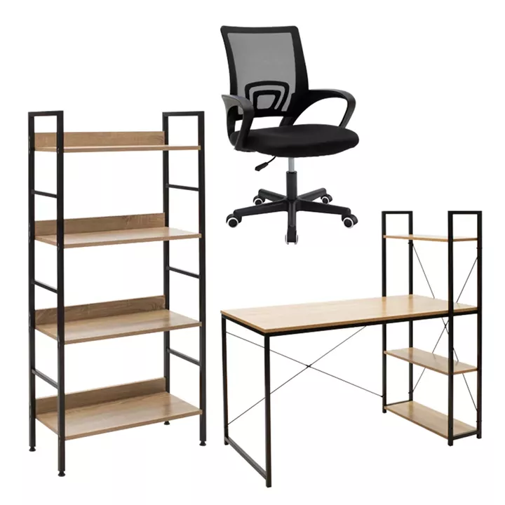 Student office furniture package Ramon-Berto I pakoworld set of 3 pcs