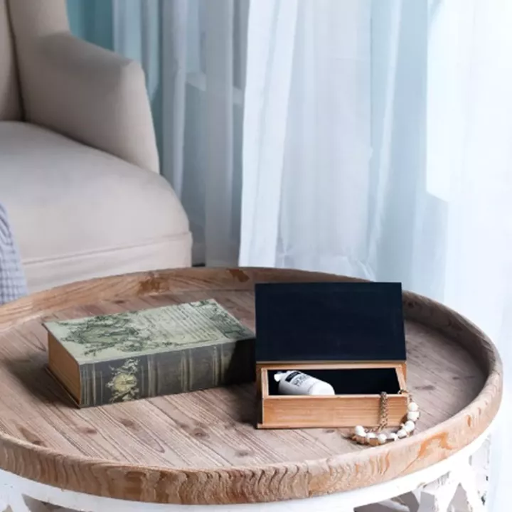 Artekko Book Μπεζ Διακοσμητικά Βιβλία MDF με Αποθηκευτικό Χώρο (26.7x17.8x7.6)cm 2pcs