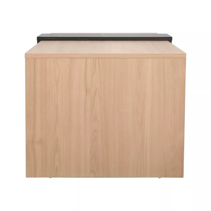 Coffee table Cozeto pakoworld in natural color and marble look 100x53x41.5cm