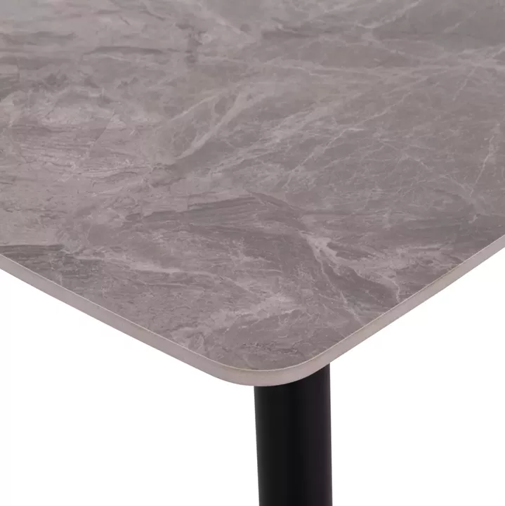 DINING TABLE RAVEN HM18150.13 CERAMIC TOP IN GREY MARBLE LOOK 160x80x74Hcm.