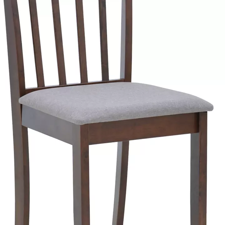 Houston chair pakoworld in walnut shade 40x49x94cm