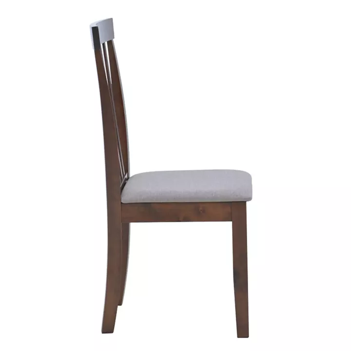 Houston chair pakoworld in walnut shade 40x49x94cm