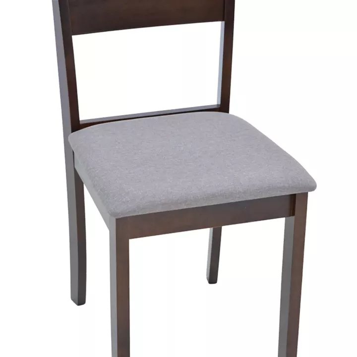 Dallan chair pakoworld in walnut shade 40x47.5x89cm