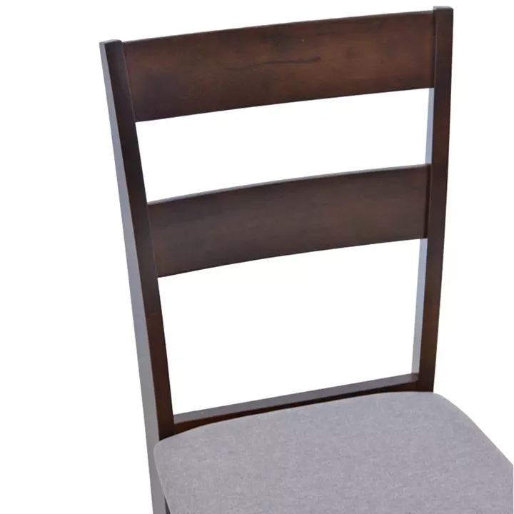 Dallan chair pakoworld in walnut shade 40x47.5x89cm