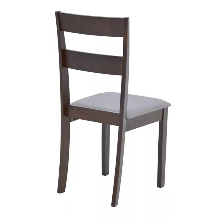 Dallan chair pakoworld in walnut shade 40x47.5x89cm