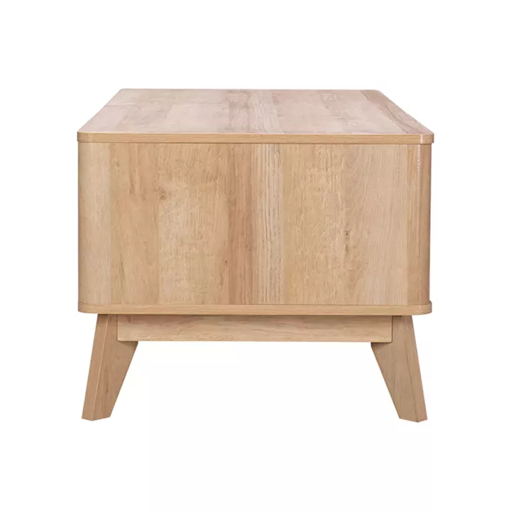 Hamea pakoworld mdf coffee table in natural shade 110x55.2x45cm