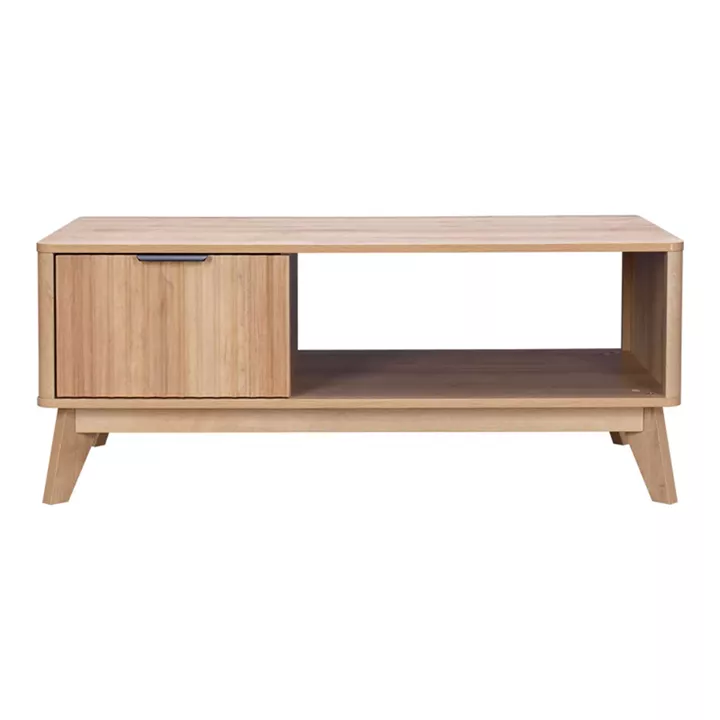 Hamea pakoworld mdf coffee table in natural shade 110x55.2x45cm
