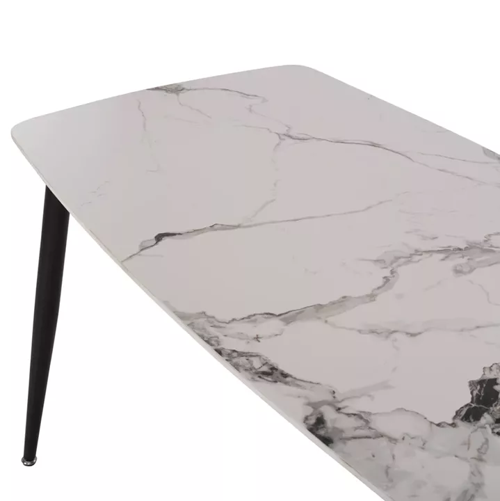 ΣΕΤ ΤΡΑΠΕΖΑΡΙΑΣ 5ΤΜΧ LATRELL HM21192 ΤΡΑΠΕΖΙ ΚΕΡΑΜΙΚΟ TOP-ΒΕΛΟΥΔΟ ΓΚΡΙ ΚΑΡΕΚΛΕΣ