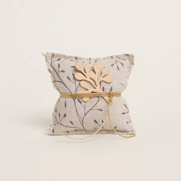 Beauty Home ΜΑΞΙΛΑΡΑΚΙ 10 x 10 cm ΚΛΑΔΙΑ ΜΠΕΖ ΦΟΝΤΟ