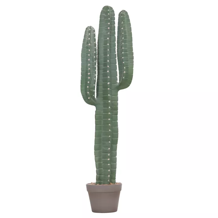DECORATIVE SYNTHETIC PLANT IN POT HM4742 CACTUS 17.5x26x103Hcm.