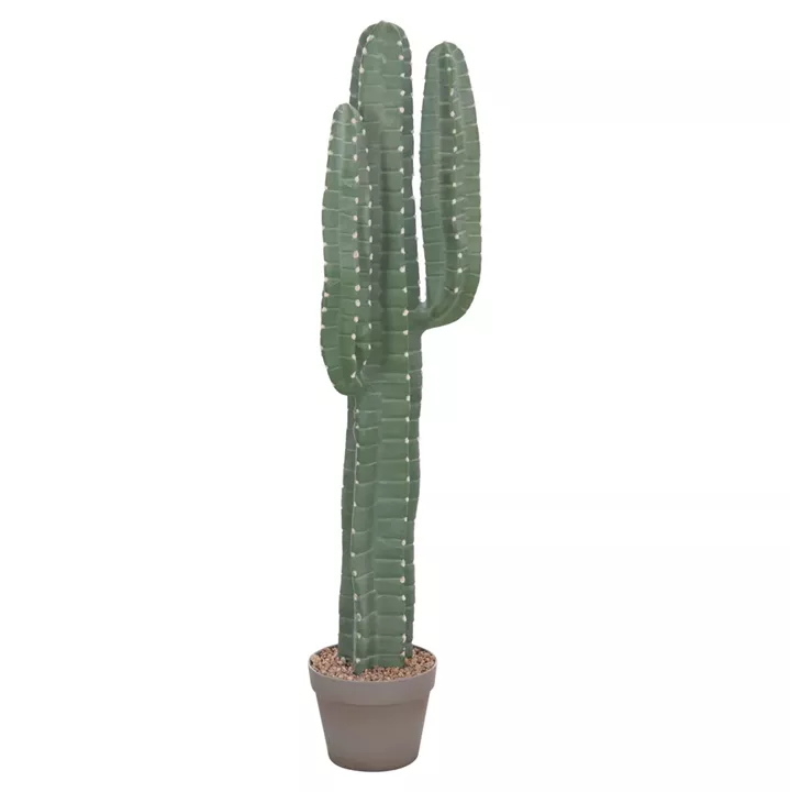 DECORATIVE SYNTHETIC PLANT IN POT HM4742 CACTUS 17.5x26x103Hcm.