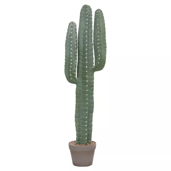DECORATIVE SYNTHETIC PLANT IN POT HM4742 CACTUS 17.5x26x103Hcm.