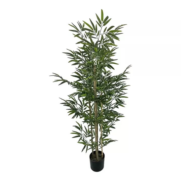 Διακοσμητικό φυτό Bamboo σε γλάστρα Inart πράσινο pp Υ150εκ