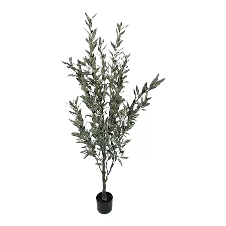 Διακοσμητικό φυτό Olive tree II σε γλάστρα Inart πράσινο pp Υ160εκ