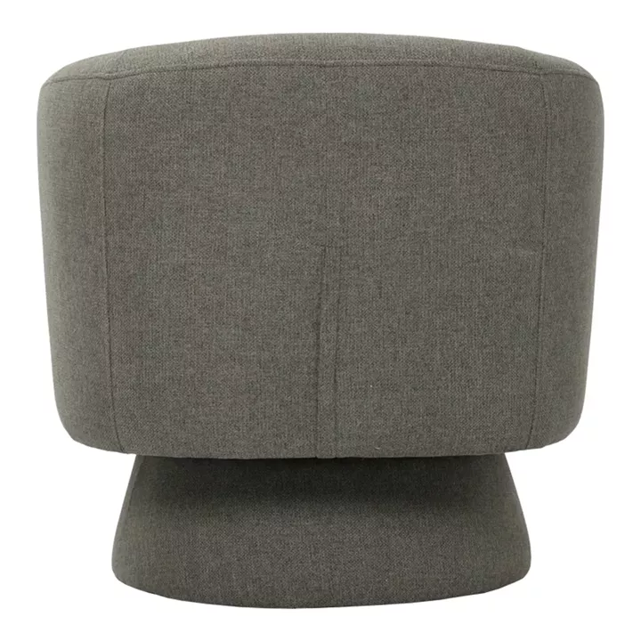 Kreslo pakoworld swivel armchair fabric in green color 78x81x77cm