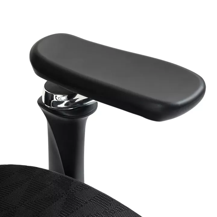 Work chair manager Jeffer pakoworld mesh in black color 67x62x115-125cm