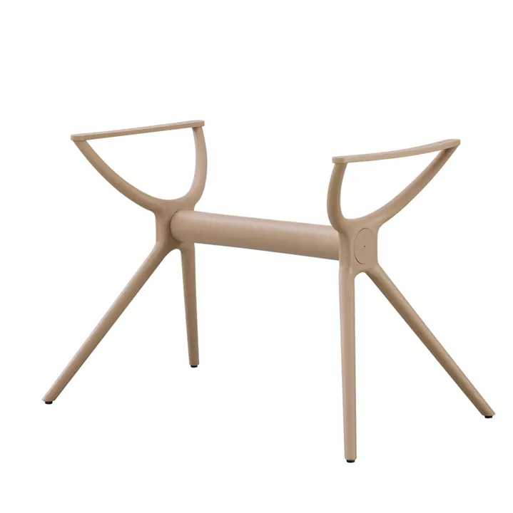 POLYPROPYLENE-METAL TABLE BASE CAPPUCCINO HM463.04 FOR TABLETOP 120X80cm.