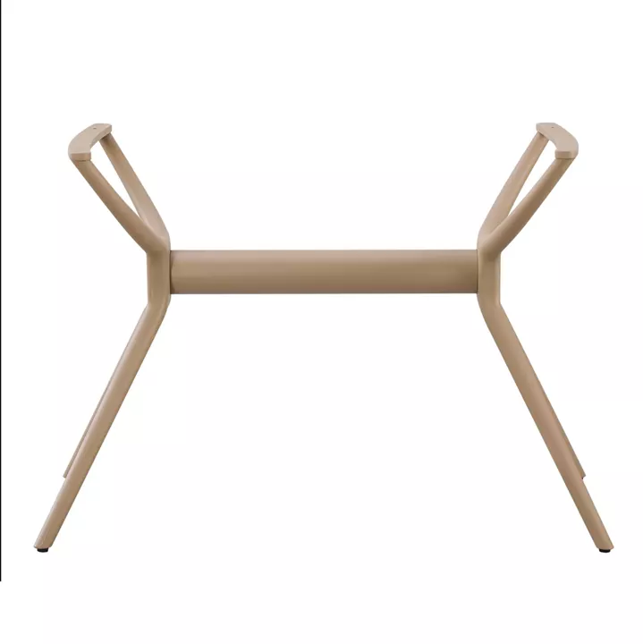 POLYPROPYLENE-METAL TABLE BASE CAPPUCCINO HM463.04 FOR TABLETOP 120X80cm.