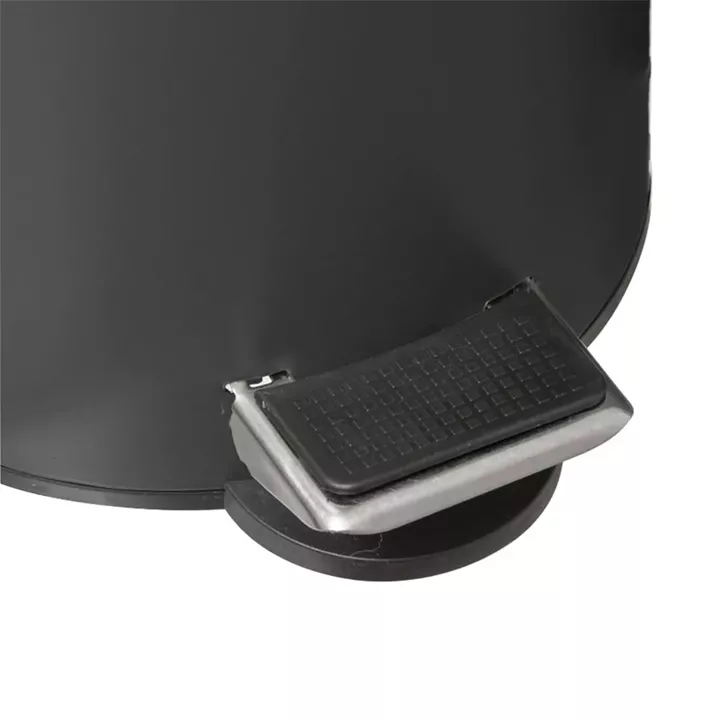 Waste bin 3L Nature pakoworld metallic dark grey- natural