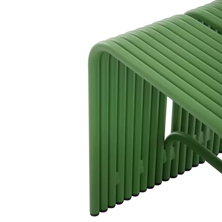 STOOL SERIES INTREPID HM6326.07 ALUMINUM IN GREEN COLOR 40x38x55Hcm.