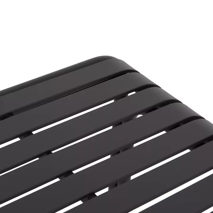 OUTDOOR SQUARE ALUMINUM TABLE RACHEL HM6338.01 GREY COLOR 80x80x76Hcm.