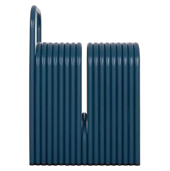 STOOL SERIES INTREPID HM6326.08 ALUMINUM IN BLUE COLOR 40x38x55Hcm.