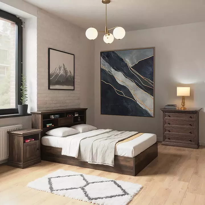 Bedroom set Mozart pakoworld 3 pcs 160x200cm