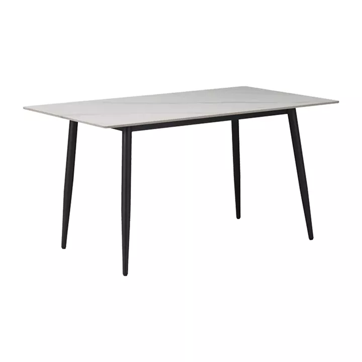 Parker-Gustas pakoworld dining table set of 5 sintered stone-black-anthracite 120x60x75cm