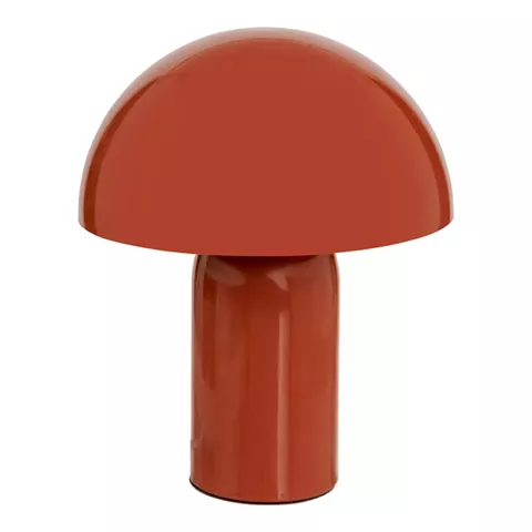 Table lamp Mushi pakoworld metal in terracotta color D20x24,5cm