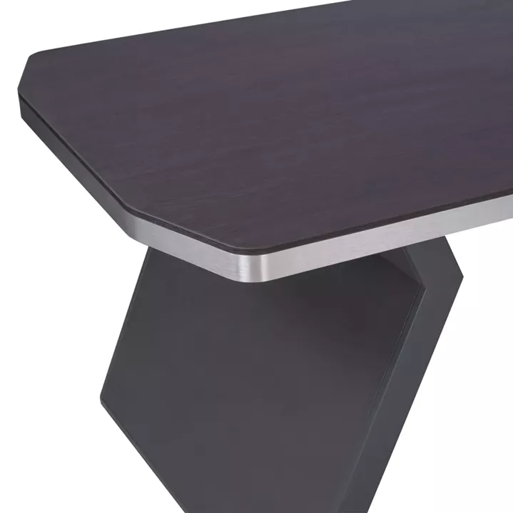 Professional office  right corner Rosewood HM2084R 220x180x76cm