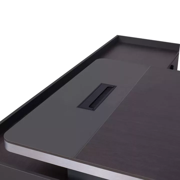 Professional office  right corner Rosewood HM2084R 220x180x76cm