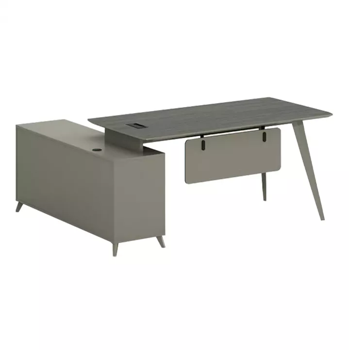 Professional Office Lux Series 180x140x75 Reversible corner mocha & ash HM2116