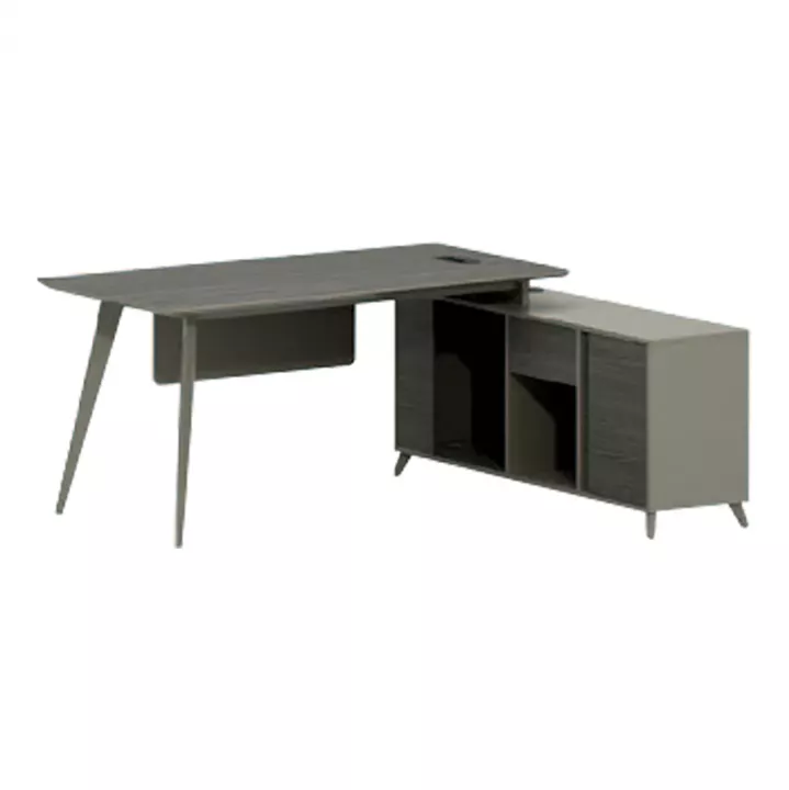 Professional Office Lux Series 180x140x75 Reversible corner mocha & ash HM2116