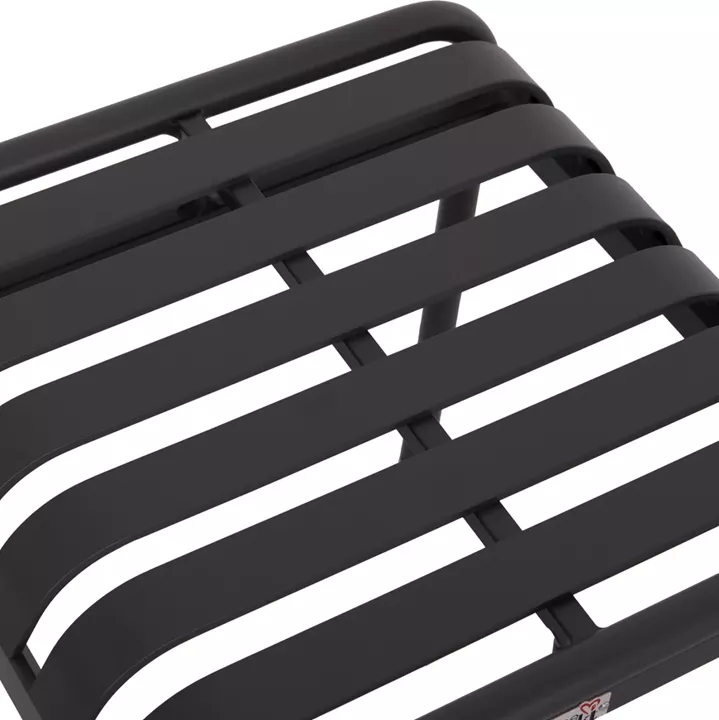 ALUMINUM STOOL RACHEL HM6340.01 GREY COLOR 45x45x46Hcm.