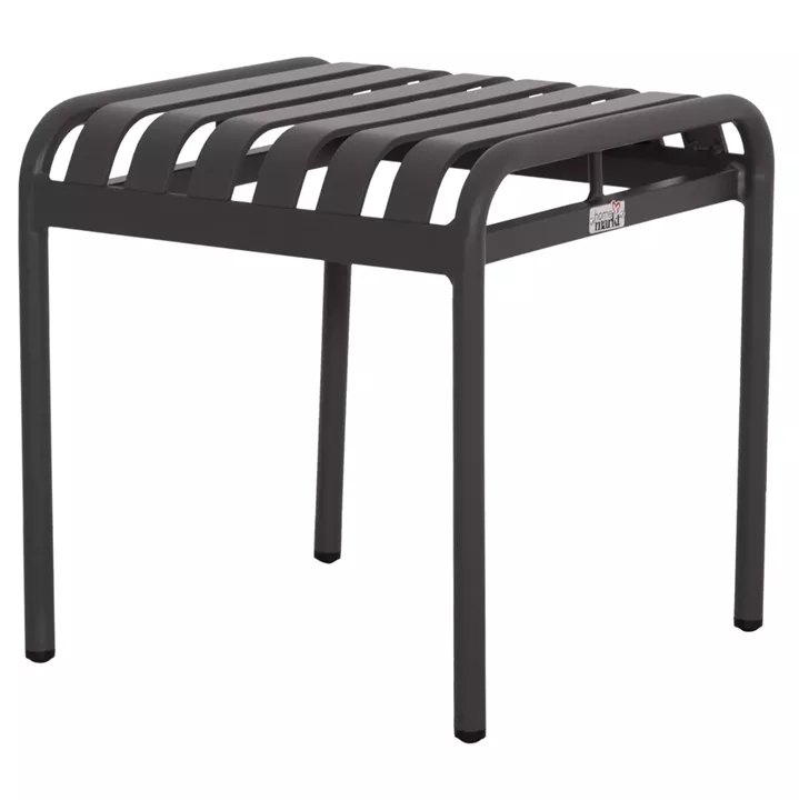 ALUMINUM STOOL RACHEL HM6340.01 GREY COLOR 45x45x46Hcm.