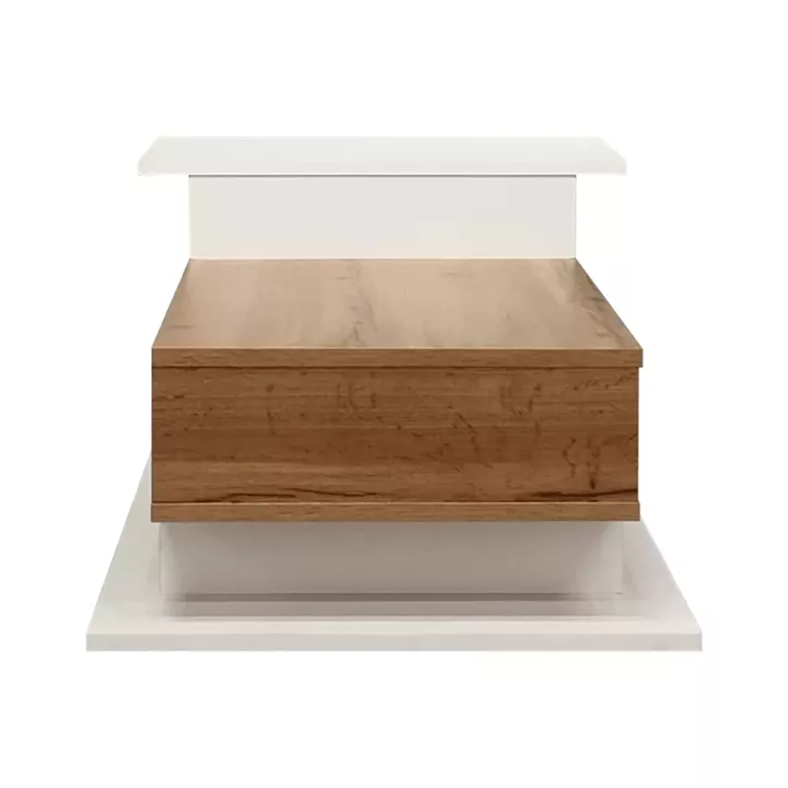 Coffee table Nuvele pakoworld in white-sonoma shade 90x50x35cm
