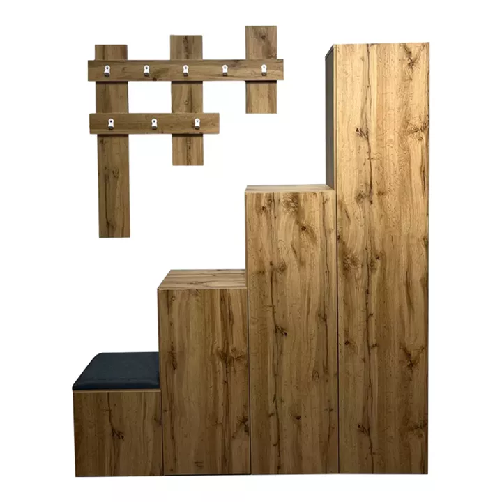 Nenich pakoworld entrance furniture in sonoma shade 150x37x180cm