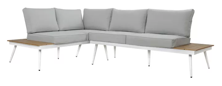Corner Sofa Aluminum with Table for outdoor spaces HM5126.11
