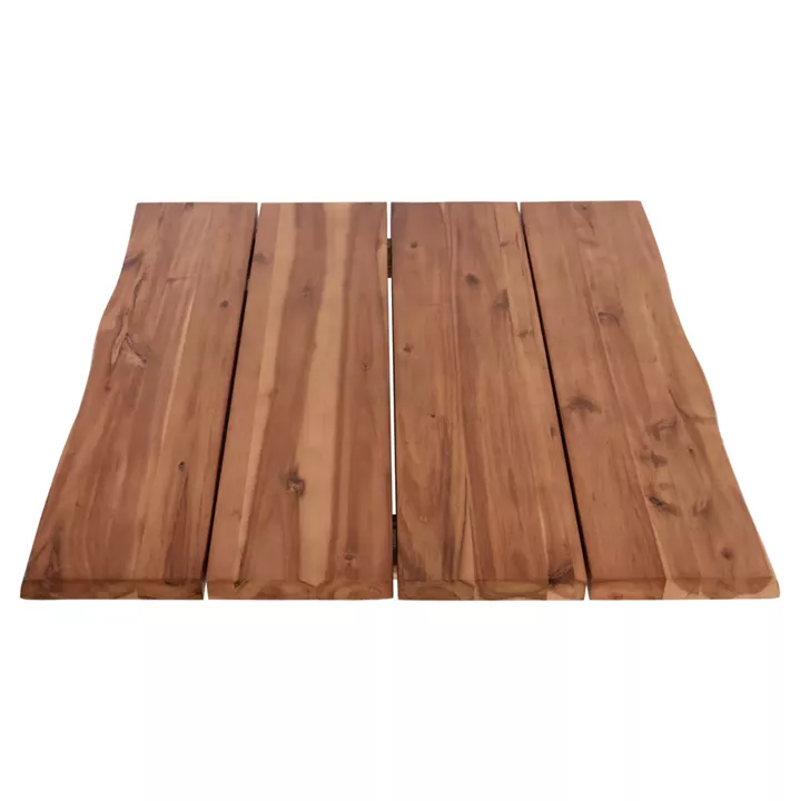 TABLETOP SQUARE HM6300.01 SOLID ACACIA WOOD IN NATURAL COLOR--80x80x3.5 (thickness) cm.