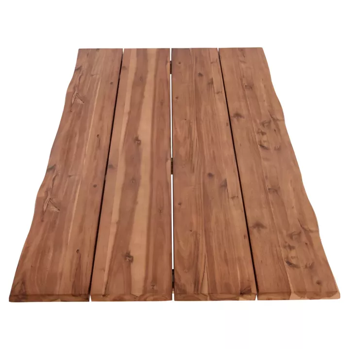 TABLETOP RECTANGULAR HM6302.01 SOLID ACACIA WOOD IN NATURAL COLOR--160x80x3.5 (thickness)cm.