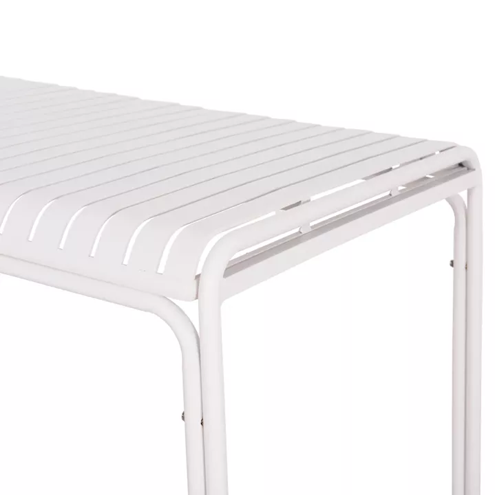 OUTDOOR ALUMINUM TABLE RACHEL HM6339.02 WHITE COLOR 150x80x75Hcm.