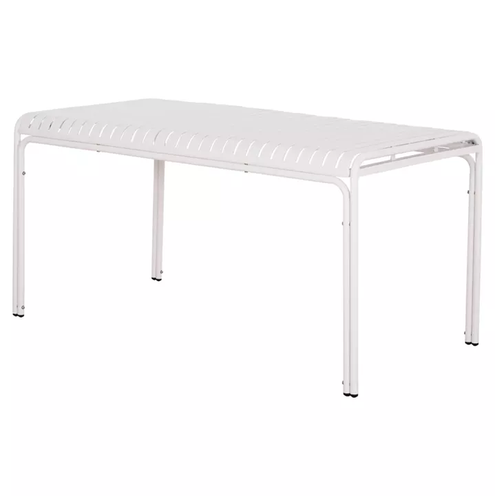 OUTDOOR ALUMINUM TABLE RACHEL HM6339.02 WHITE COLOR 150x80x75Hcm.
