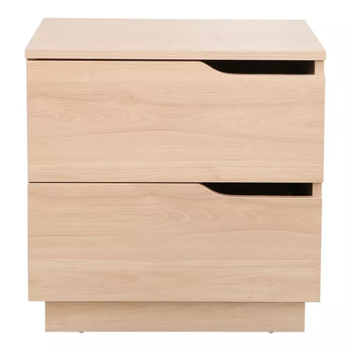 Verena I bedside table pakoworld in natural shade 48x40x48cm