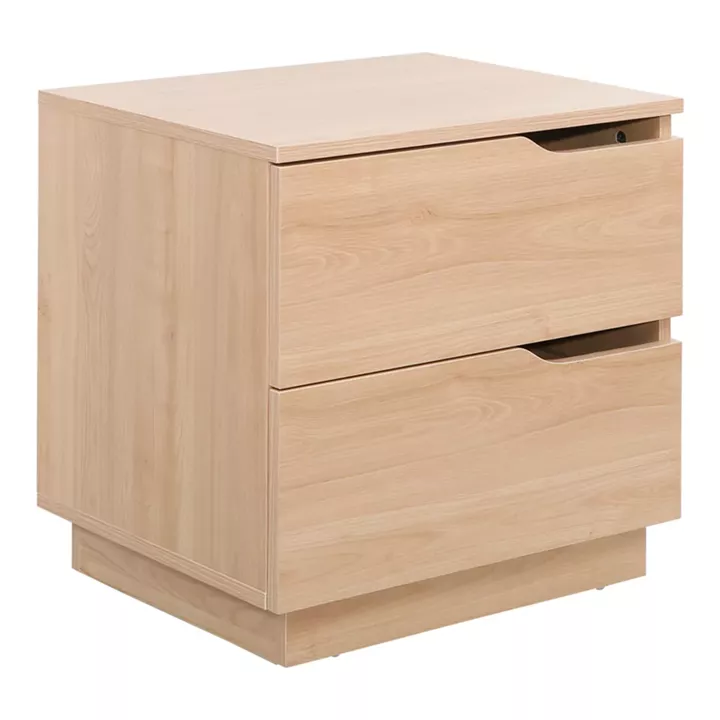 Verena I bedside table pakoworld in natural shade 48x40x48cm