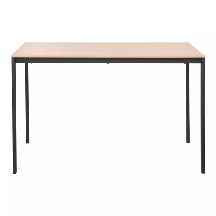 Faragio pakoworld metal table in natural - black shade 120x75x75cm