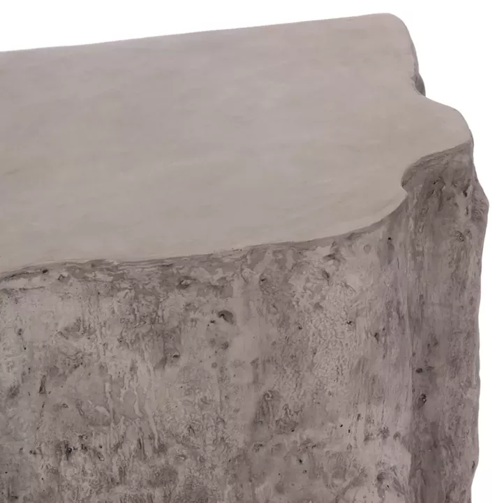 CONSOLE ROCK INTERON HM18152.03 FIBER CEMENT IN GREY--120x50x71Hcm.